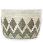 Swahili African Modern Diamond Design Knitting Basket