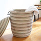Swahili African Modern Large Black, Silver & White Striped Laundry Hamper
Jungle Pillows