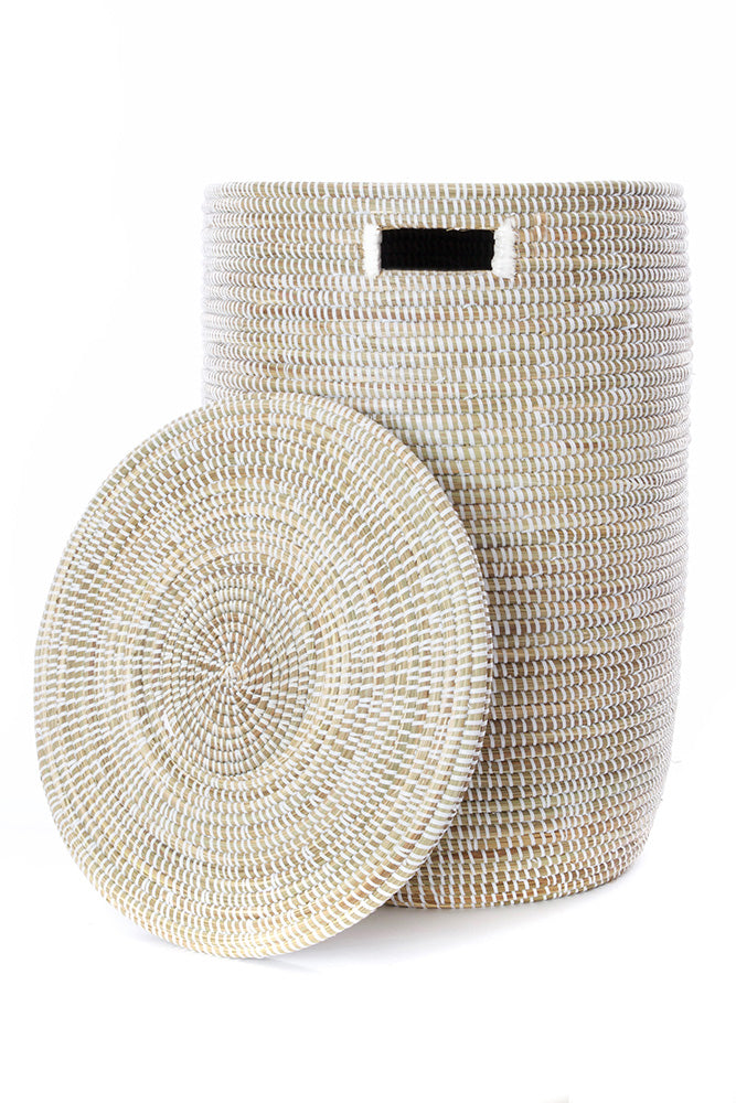 Swahili African Modern Set of Three Solid White Classic Hampers
Jungle Pillows
