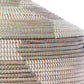 Swahili African Modern Large Silver and White Prayer Mat Hamper